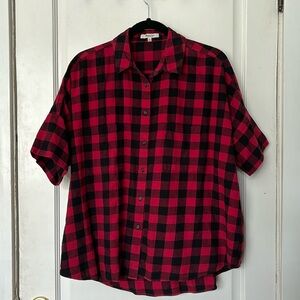 Madewell Plaid Overize Shirt